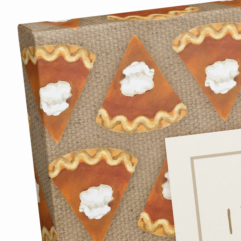 Here For Pumpkin Pie Canvas Wall Art