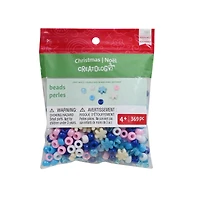 Blue, White & Pink Snowflake Bead Mix by Creatology™