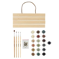 8" x 10" Mona Lisa Paint-by-Number Kit with Wood Display Hanger by Artist's Loft®