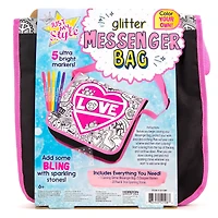 Just My Style® Glitter Messenger Bag