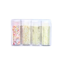 Halloween Ghosts Mixed 4-Piece Glow-in-the-Dark Clay Glitter Set by Recollections™
