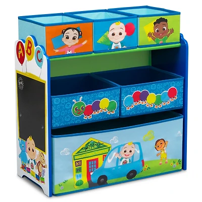 Disney® CoComelon Design & Store 6 Bin Toy Storage Organizer