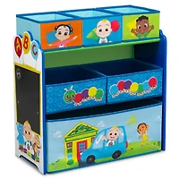 Disney® CoComelon Design & Store 6 Bin Toy Storage Organizer