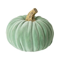 Glitzhome® Mint Green Velvet Pumpkins Set