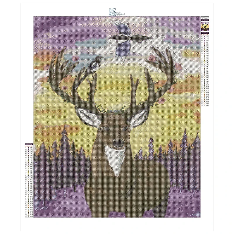 Sparkly Selections Majestic Deer - Local Utah Artist Rachel H. Diamond Painting Kit