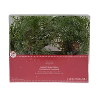 18ct. Warm White LED Pinecone & Red Berry Garland String Lights by Ashland®