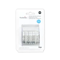 12 Pack: Silver Foil Crafting Washi Tape & Dispenser Set by Recollections™