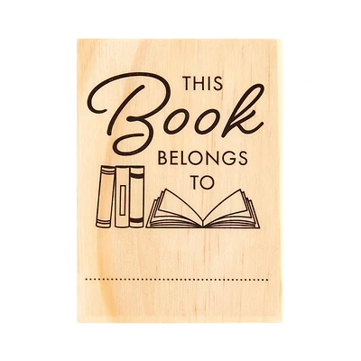 This Book Belongs To Wood Stamp by Recollections®
