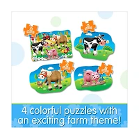 My First Puzzles - 4 In A Box - Farm: 20 Pcs