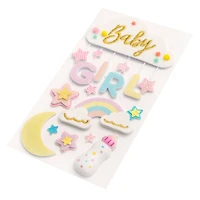 Baby Girl Cloud Dimensional Stickers by Recollections™