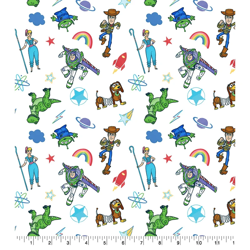 Disney Pixar Toy Story Characters Cotton Fabric