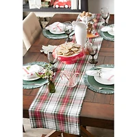 DII® 72" Christmas Plaid Table Runner