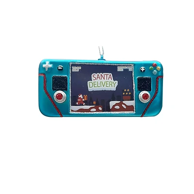 5" Blue Glass Handheld Game Controller Ornament by Ashland®