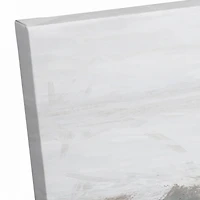 Soft Neutral Grass Landscape Canvas Wall Art