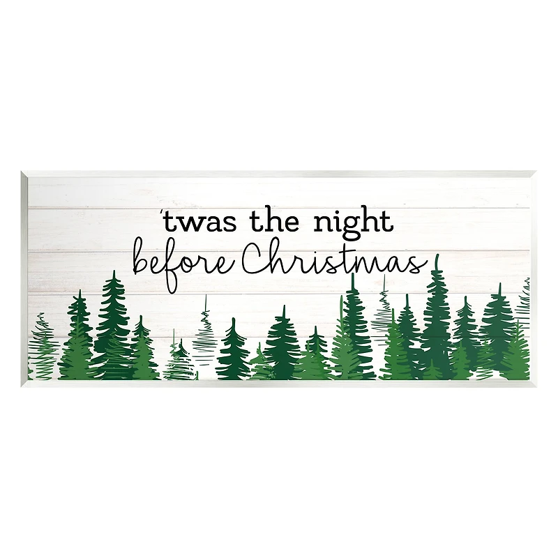 Stupell Industries 'Twas the Night Before Christmas Wall Plaque Art