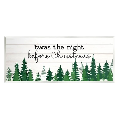 Stupell Industries 'Twas the Night Before Christmas Wall Plaque Art