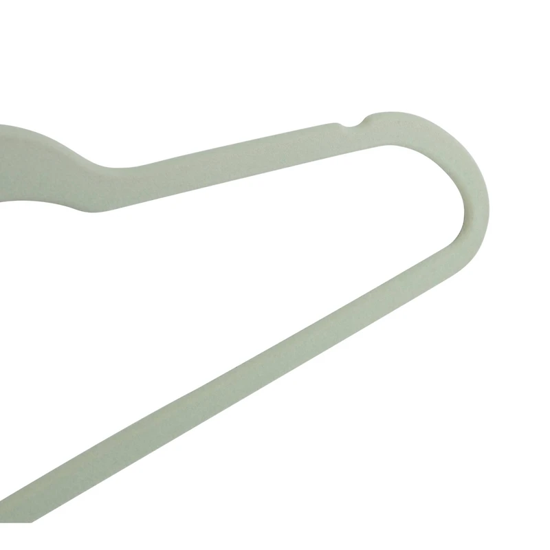 Honey Can Do Light Green Slim-Profile Non-Slip Velvet Hangers, 35ct.