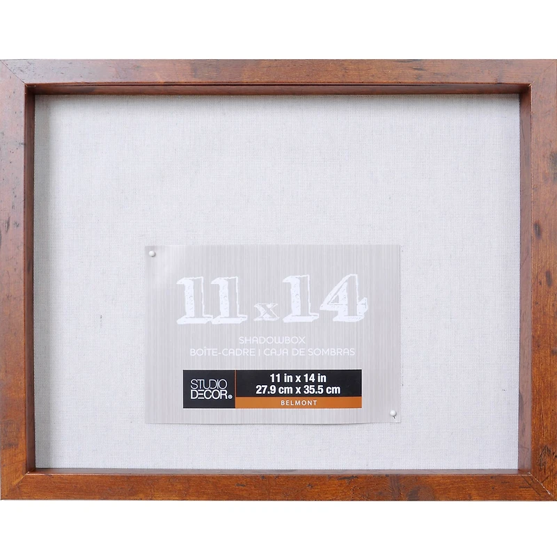 8 Pack: Honey 11" x 14" Belmont Shadow Box by Studio Décor®