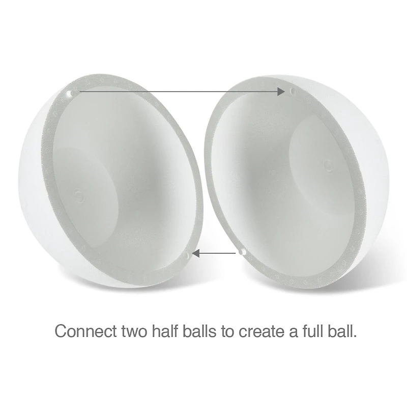 12 Pack: FloraCraft® SmoothFōM® 11.9" Hollow Foam Half Ball