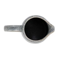 Hello Honey® Gray & Brown Stoneware Creamer & Sugar Pot Set with Bamboo Spoon