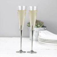 Hortense B. Hewitt Co. Silver Flared Flutes