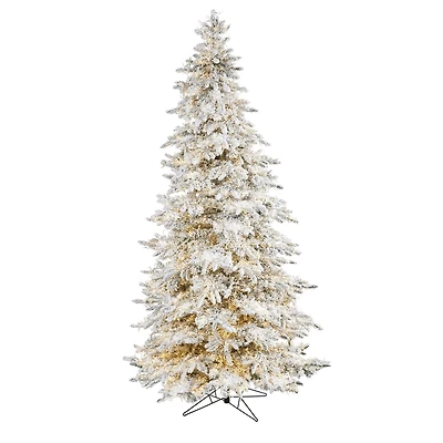 9ft. Pre-Lit Grand Northern Rocky Fir Artificial Christmas Tree, Warm LED Lights