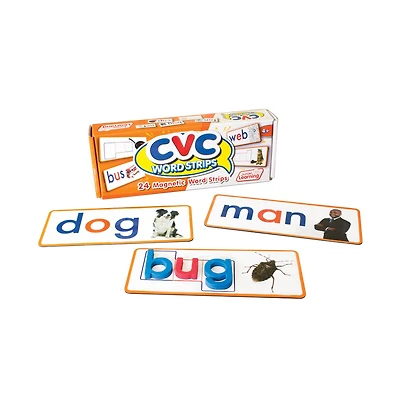 Junior Learning® CVC Word Strips Magnetic Learning Set