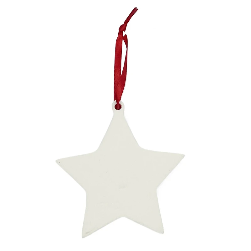 4" DIY Ceramic Snowflake Star Ornament by Make Market®