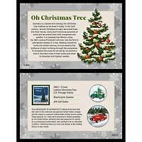 The History of The Christmas Tree Coin and Stamp Set