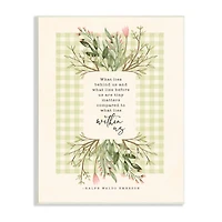 Stupell Industries What Lies Behind Us Phrase Motivational Living Today Wall Plaque