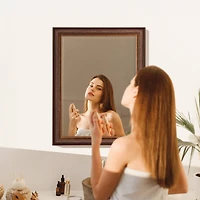 Head West 28" Bronze & Copper Oil-Rubbed Framed Wall Mirror