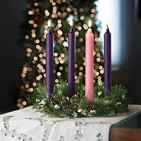 Root Candles 9" Unscented Advent Arista Taper Candles, 4ct. 
