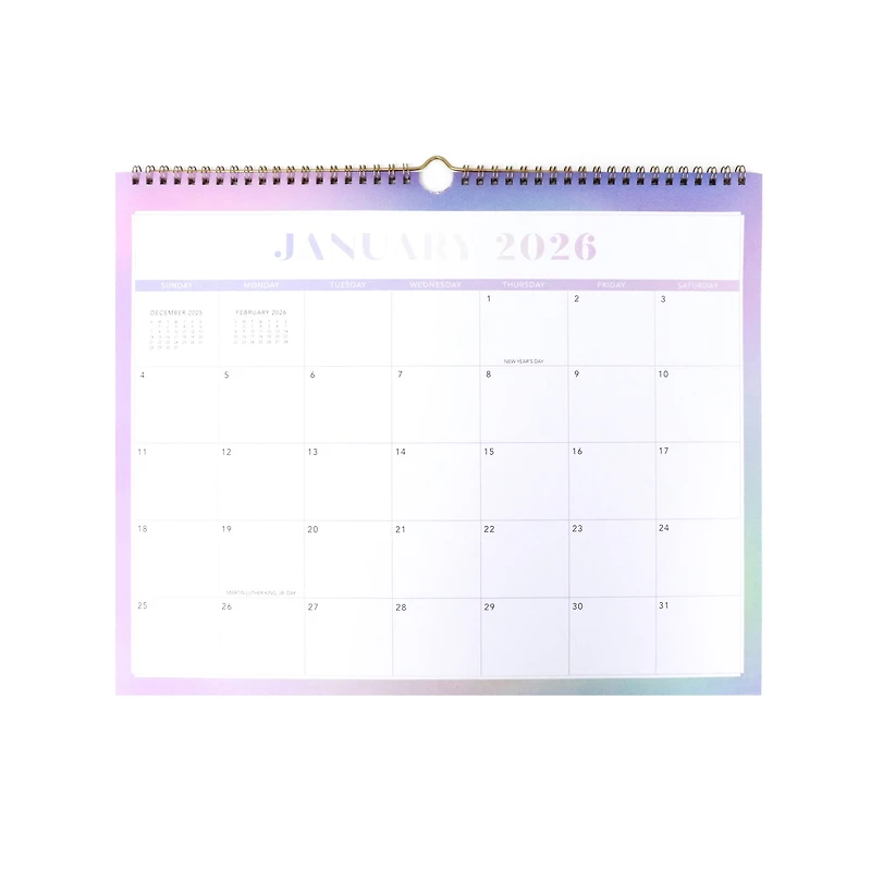 15" x 12" Ombre 2026 Wall Calendar by Recollections