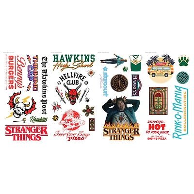 RoomMates Stranger Things Season 4 Icons Peel & Stick Wall Decals