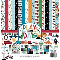 Echo Park™ Paper Co. Play All Day Boy Collection Kit, 12" x 12"