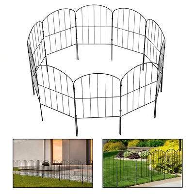 NEX™ Metal Panel Arch Garden Fence, 25ct.