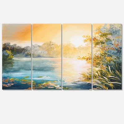 Designart - Sunset on the Lake