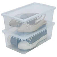 Simplify Clear Stackable Storage Bins with Lids