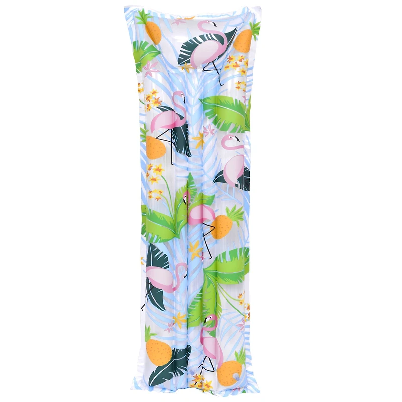 Pool Central 6ft. Inflatable Pink Flamingo Swimming Pool Float