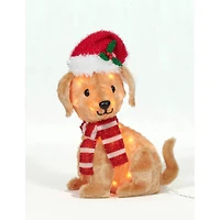 19" Plush Baby Labrador Sculpture