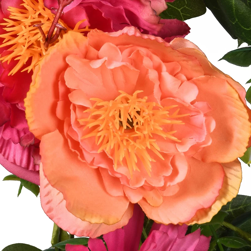 3ft. Spring Peony Flowers Mailbox Swag