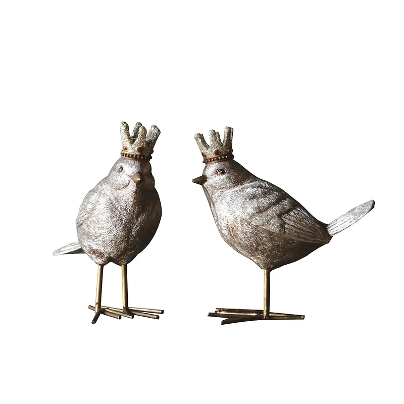 Hello Honey® Gold Finish Bird with Crown Set