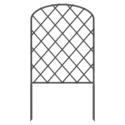 NEX™ Metal Rhombic Pet Guard & Garden Stake Fence
