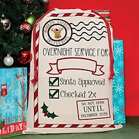 Personality Case™ 19" x 26" Rudolph Express Cotton Christmas Drawstring Bag