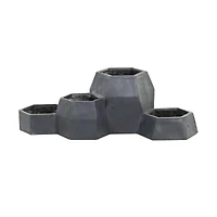 36" Dark Gray Planter