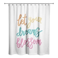 Let Your Dreams Blossom 71" x 74" Shower Curtain
