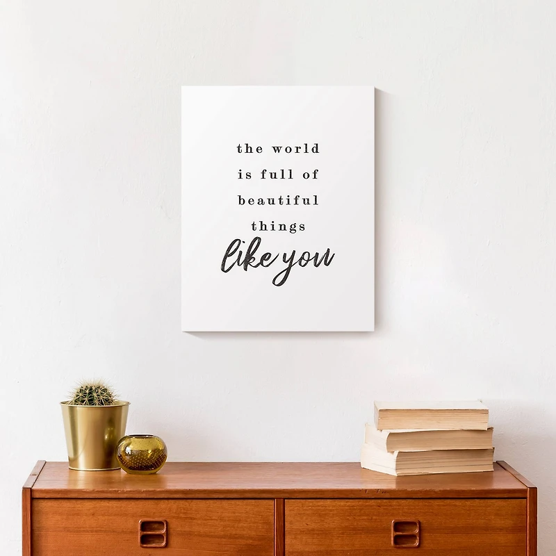Beautiful Things Like You 11" x 14" Canvas Wall Art