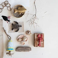 Hello Honey® 5.25" Red Glass Lobster Ornament with Glitter & Jewels