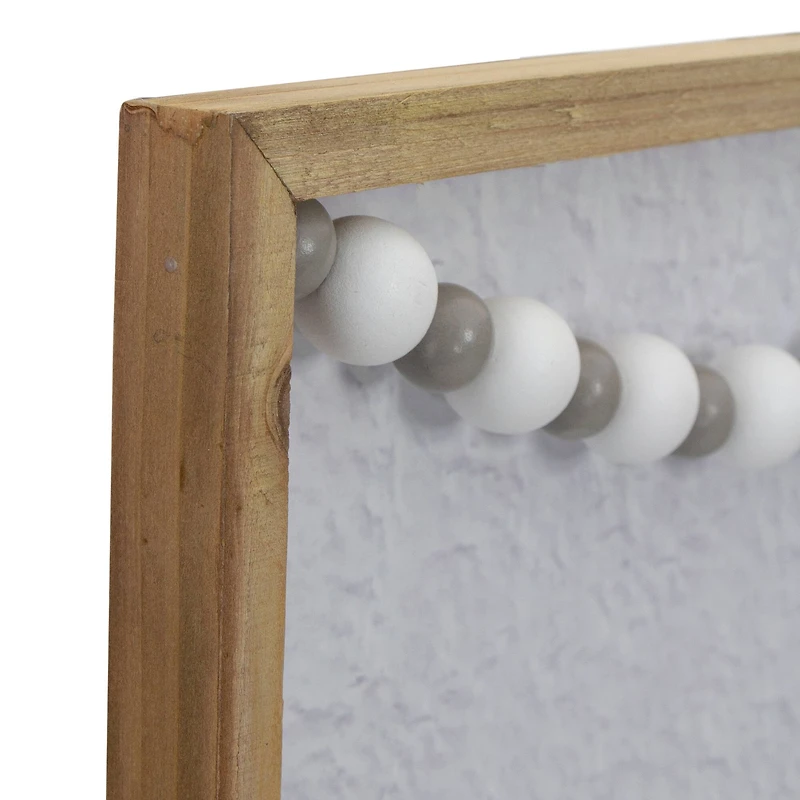 Beaded "There is Always a Reason to Smile" Wall Décor