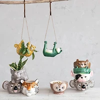 Hello Honey® 7.75" Round Ceramic Koala Head Planter